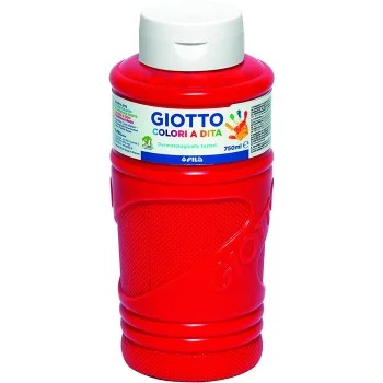 Pintura per dits vermell 750ml Giotto