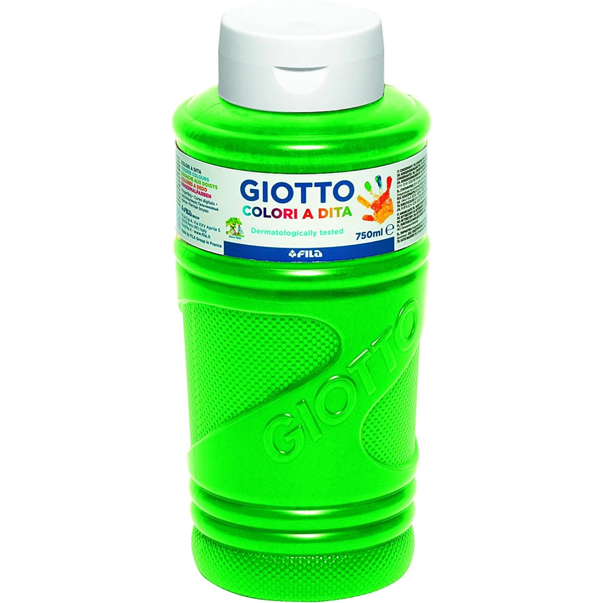 Pintura per dits verd 750ml Giotto