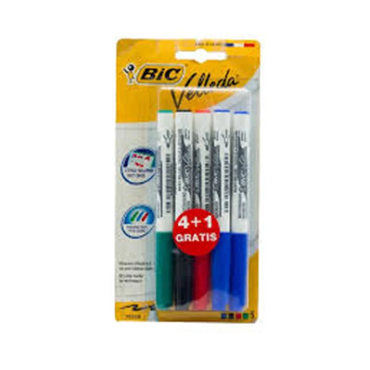 Retolador velleda Bic 1721 -estoig 4- 875711