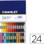 Llapis de cera colors assortits Manley MNC00066 -caixa 24-