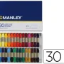 Llapis de cera colors assortits Manley MNC00077 -caixa 30-