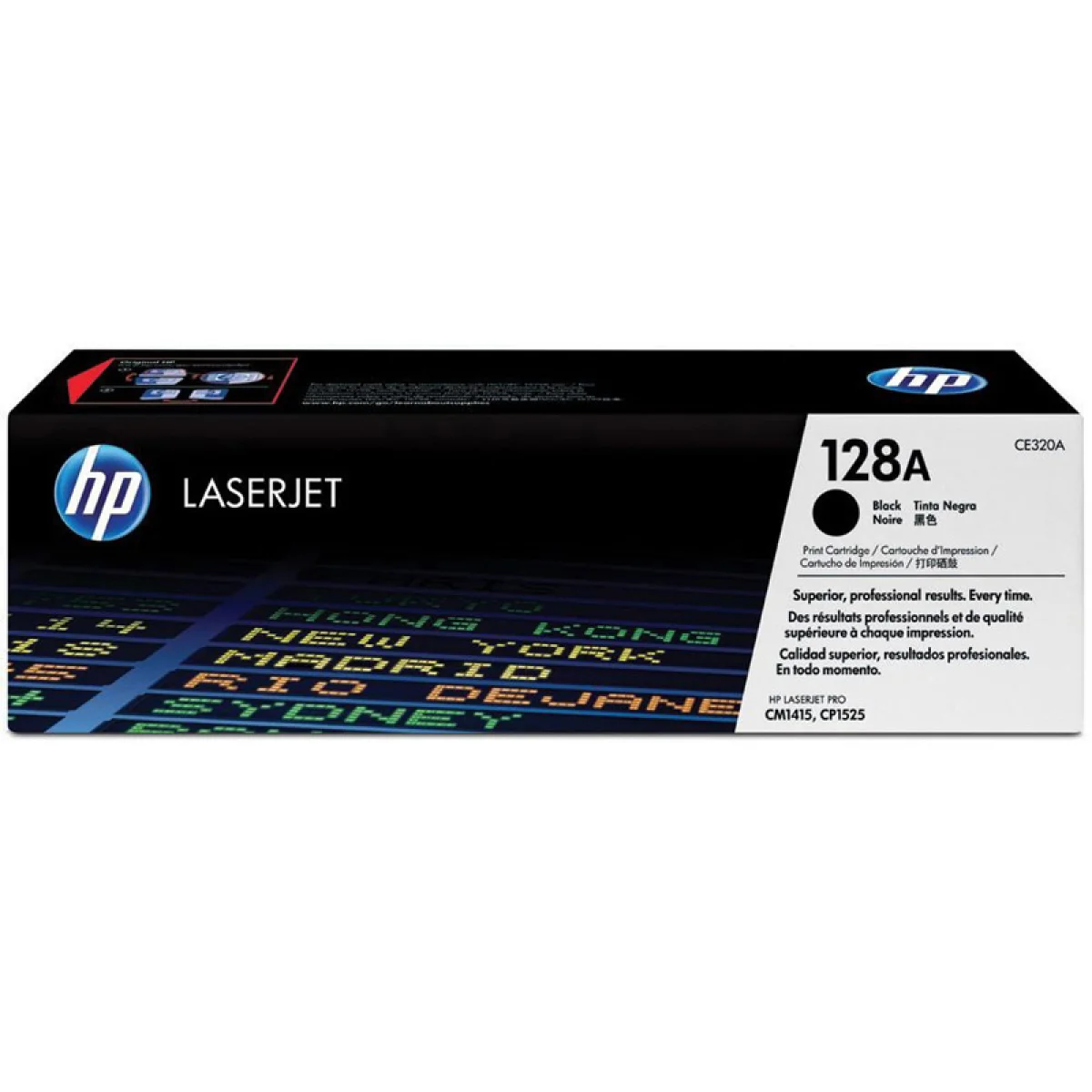 Toner original HP 128A CE320A negre
