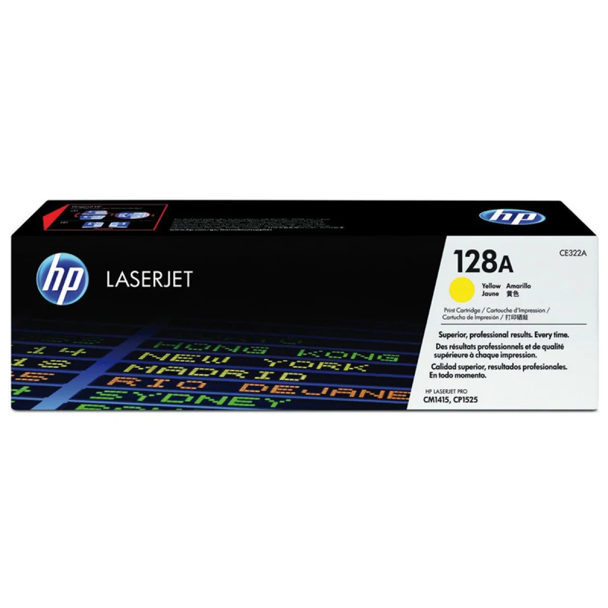 Toner original HP 128A CE322A groc