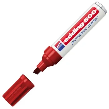 Retolador permanent vermell 2-7mm Edding 500
