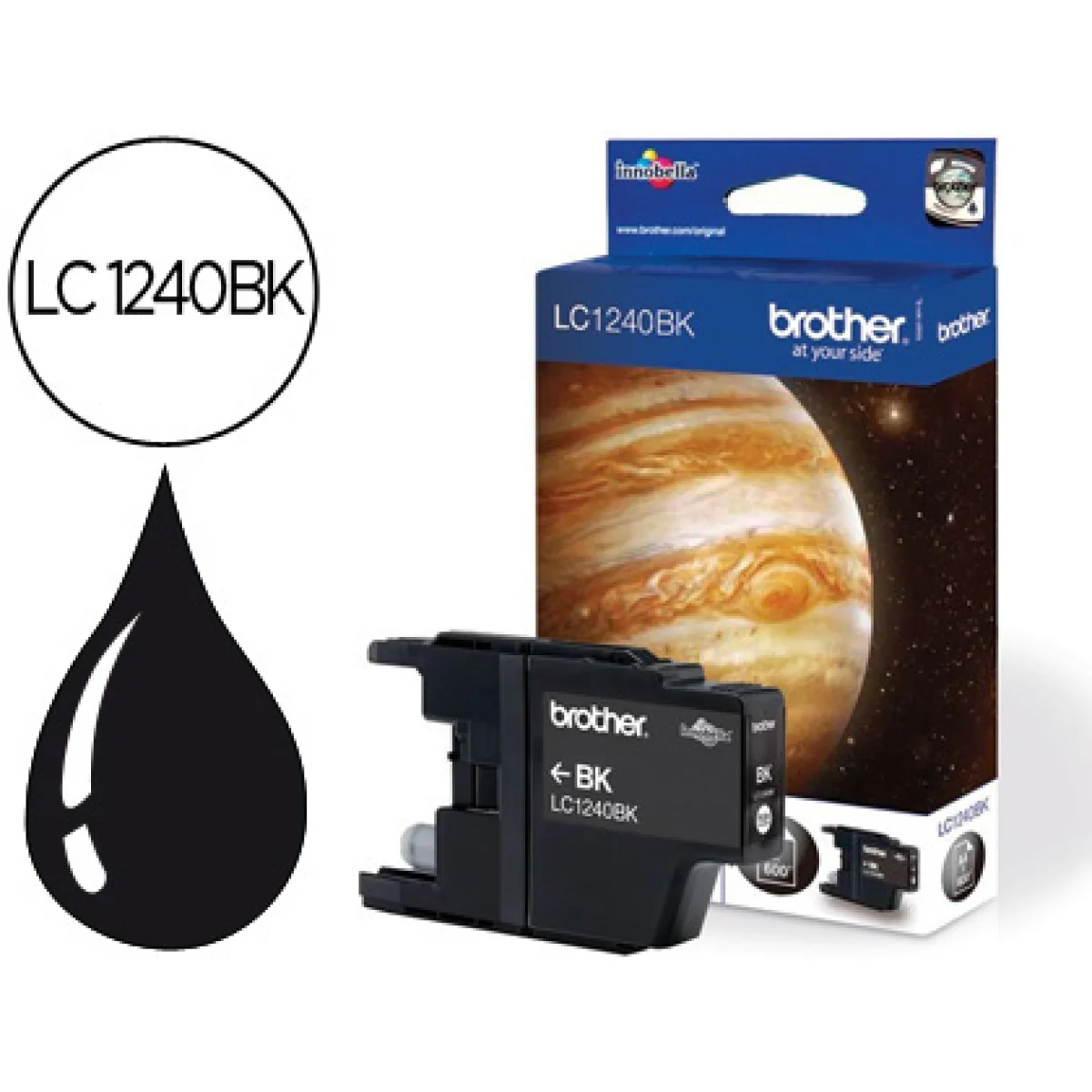 Cartutx tinta original Brother LC-1240BK negre