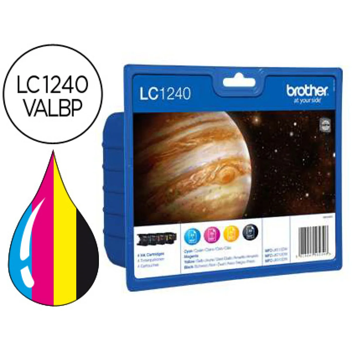 Cartutx tinta original Brother LC-1240 4 colors