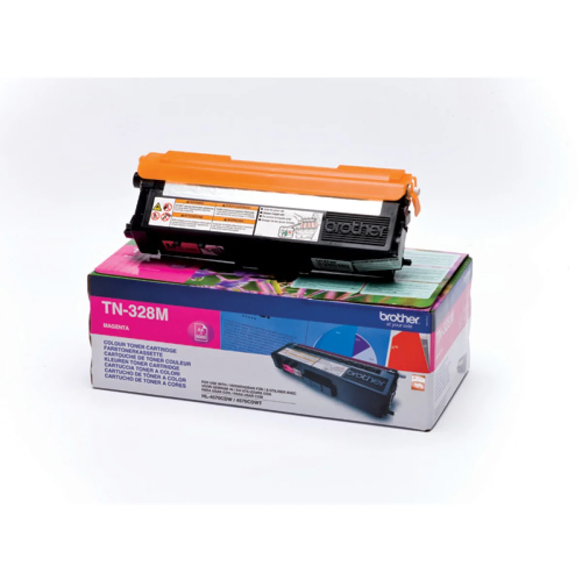 Toner original Brother TN-328M magenta