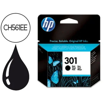 Cartutx tinta original HP 301 CH561EE negre
