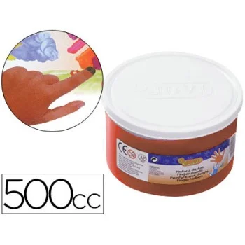 Pintura per dits marró 500ml Jovi
