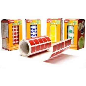 Etiquetes autoad diam 20mm or rotllo Apli 11632