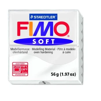 Pasta de modelar 56g blanc Fimo Soft 8020-0
