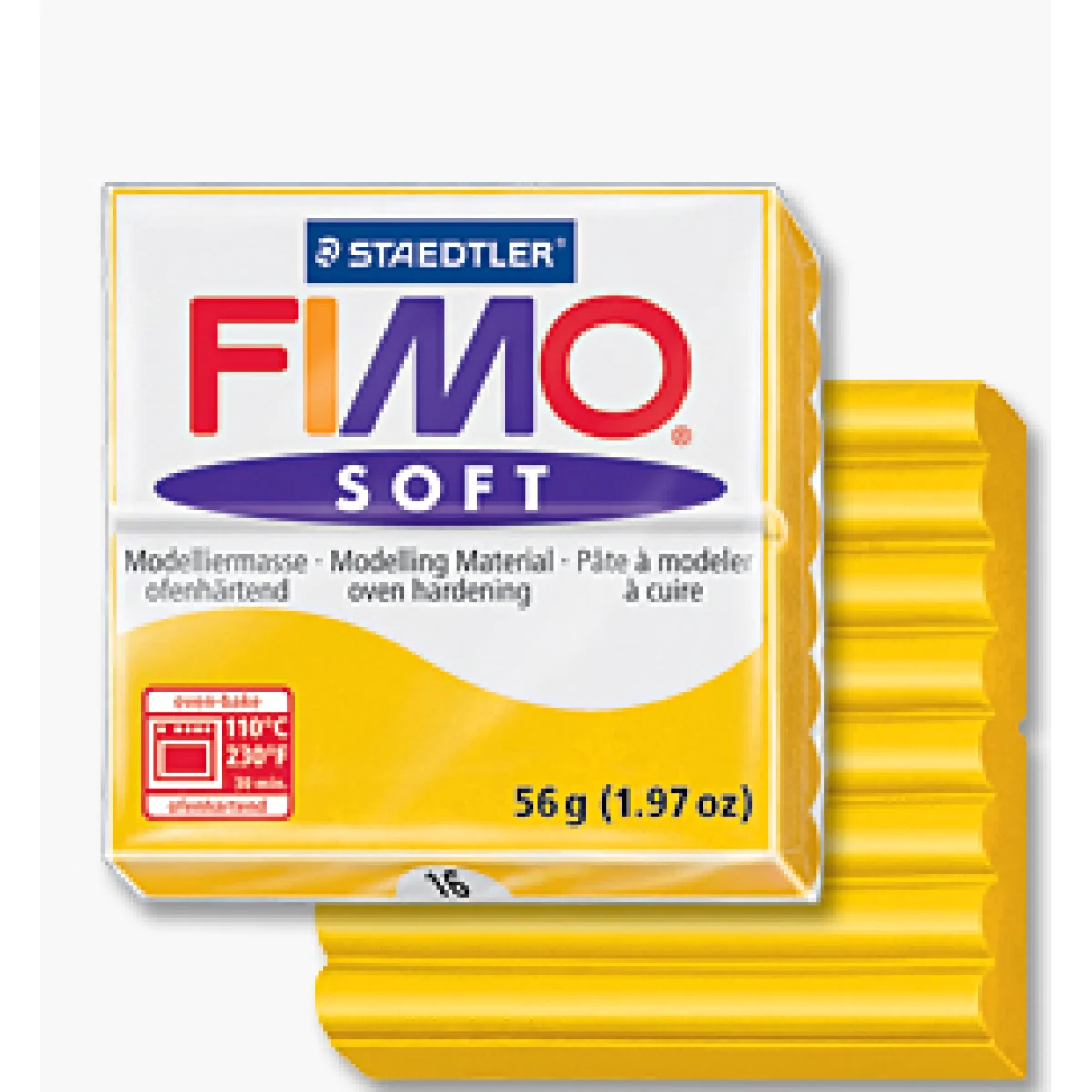 Pasta de modelar 56g groc Soft 8020-16