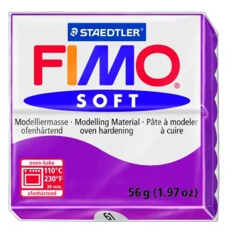 Pasta de modelar 56g púrpura Soft 8020-61