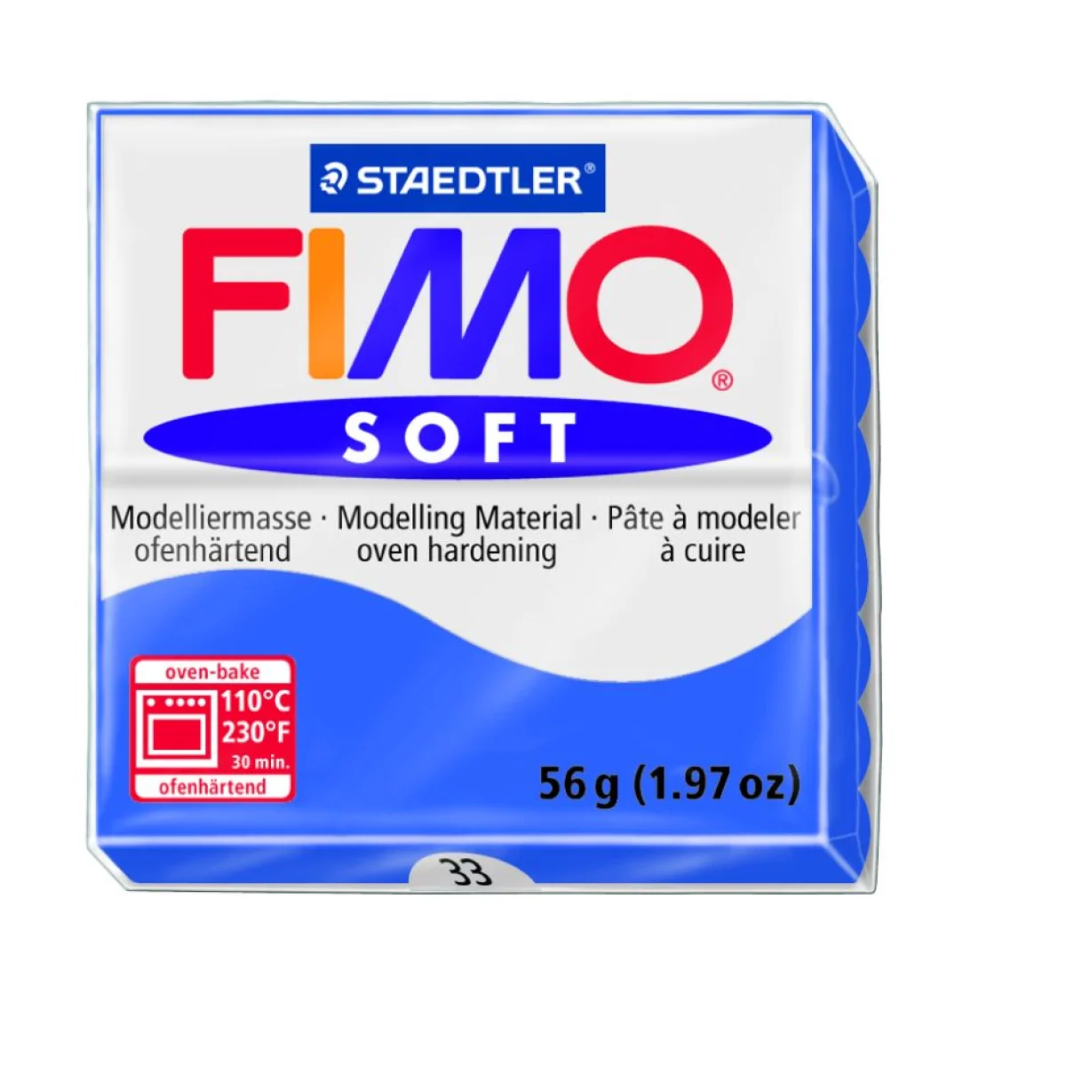 Pasta de modelar 56g blau brillant Soft 8020-33