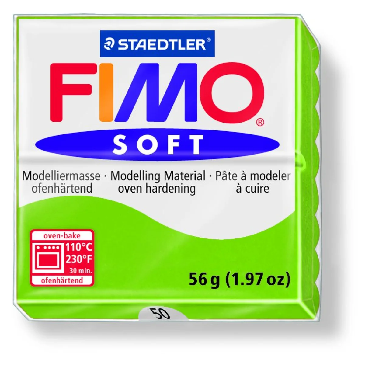 Pasta de modelar 56g verd poma Soft 8020-50