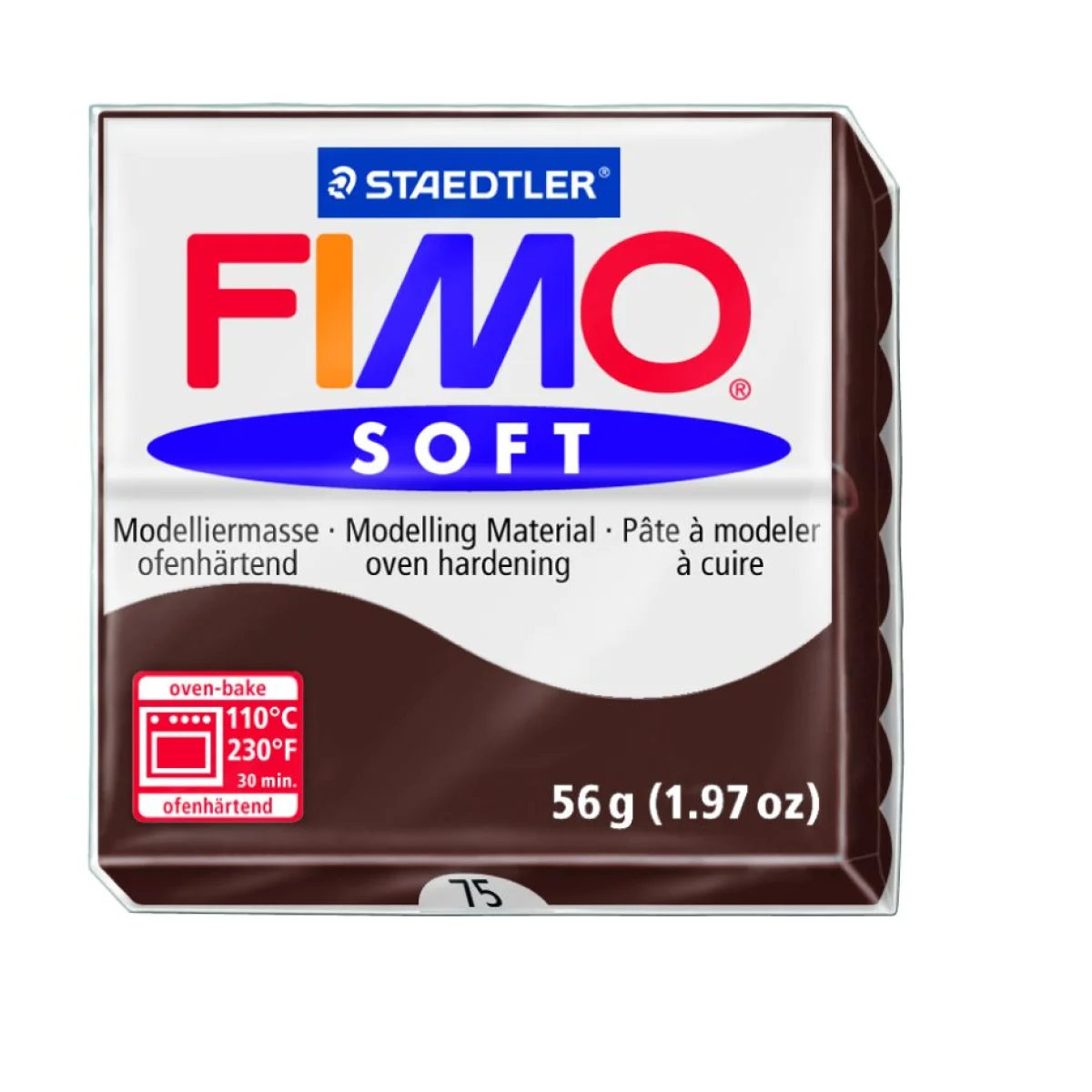 Pasta de modelar 56g xocolata Soft 8020-75