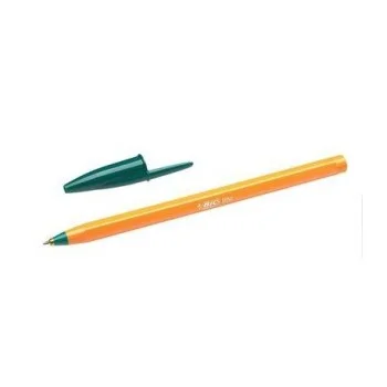 Bolígraf orange color verd Bic