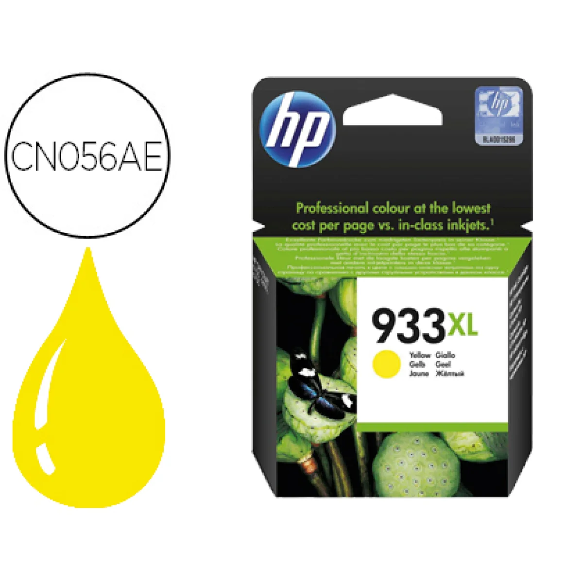 Cartutx tinta original HP 933XL CN056AE groc