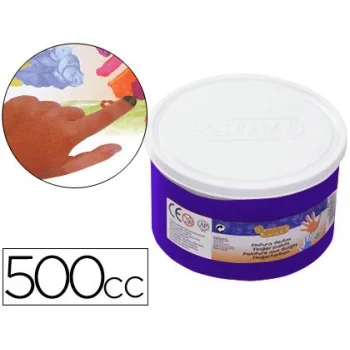 Pintura per dits violeta 500ml Jovi