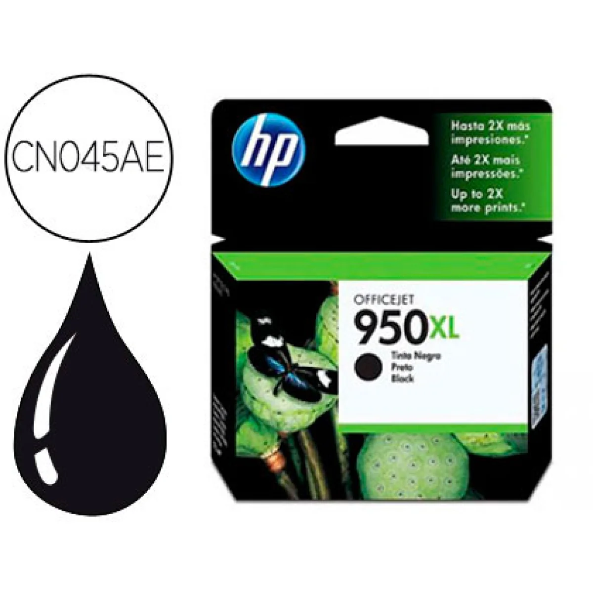 Cartutx tinta original HP 950XL CN045AE negre