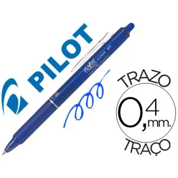 Retolador blau 0,7mm borrable Pilot Frixion Clicker