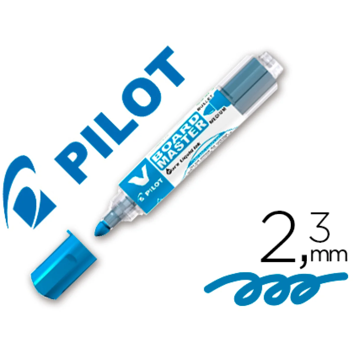 Retolador pissarra recargable blau Pilot VBoard Master