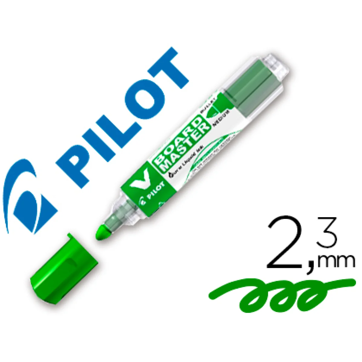 Retolador pissarra recargable verd Pilot VBoard Master