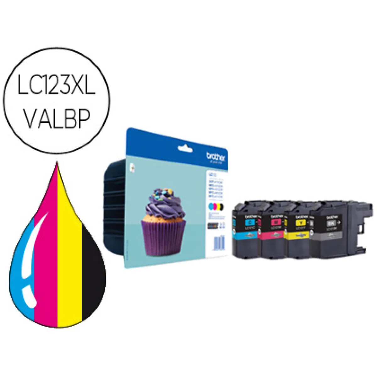 Cartutx tinta original Brother LC-123 4 colors