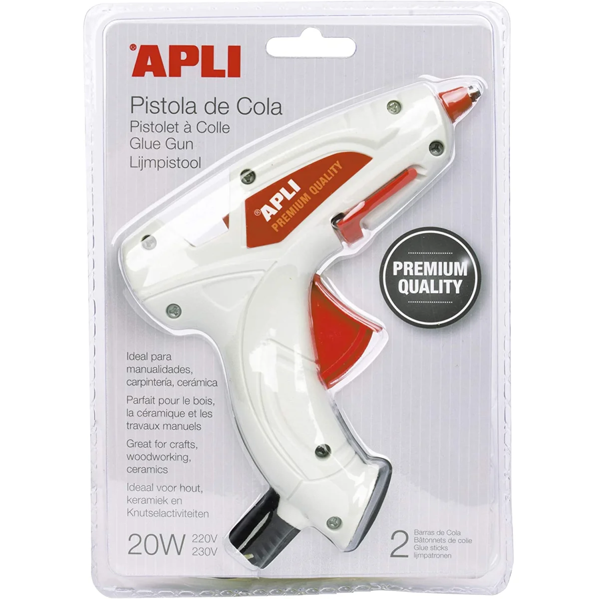Pistola de cola 20W Apli 16668