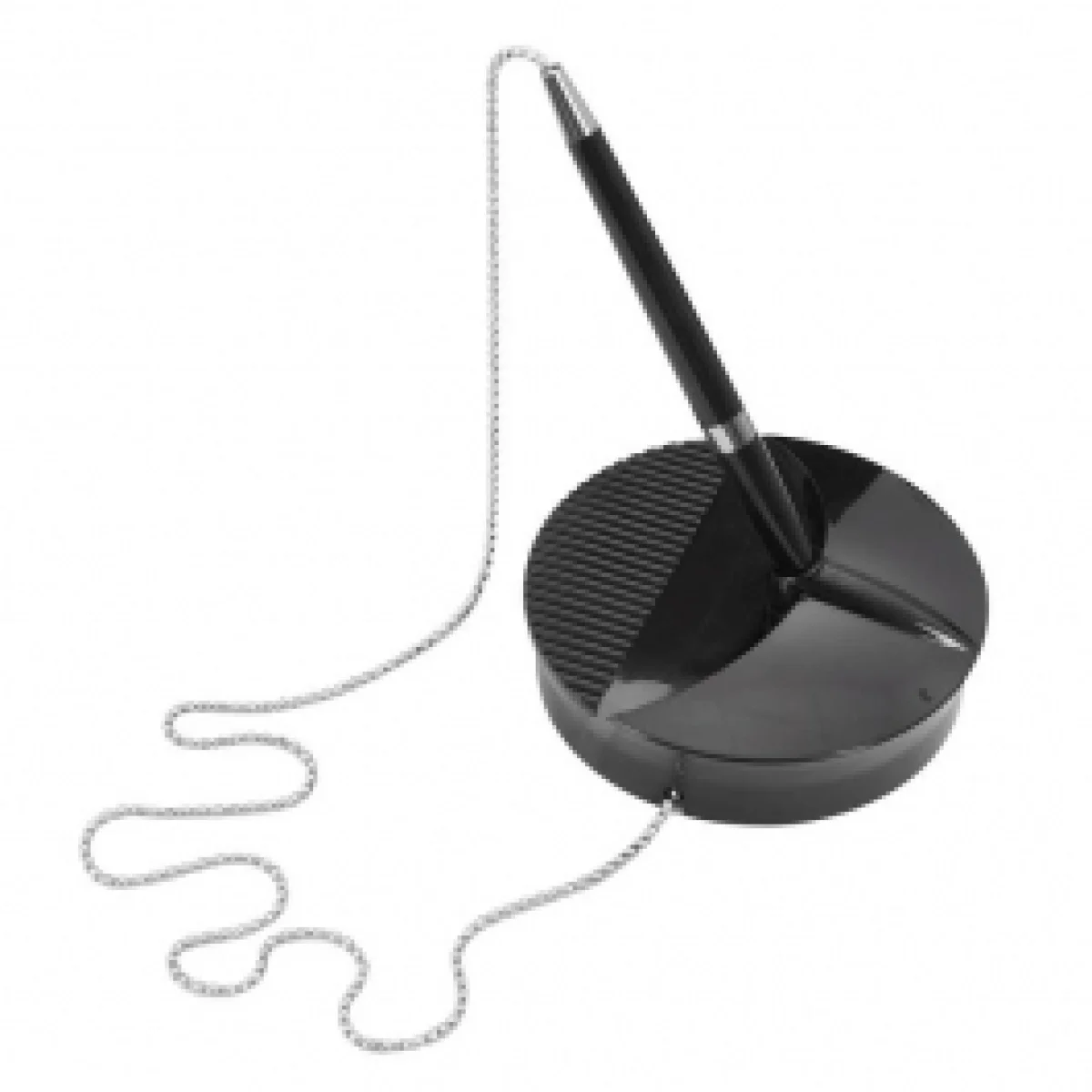 Bolígraf amb base i cadena negre Swing 785252