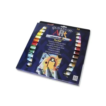 Tempera solida 24 colors 5g Playcolor Pocket Art 58271