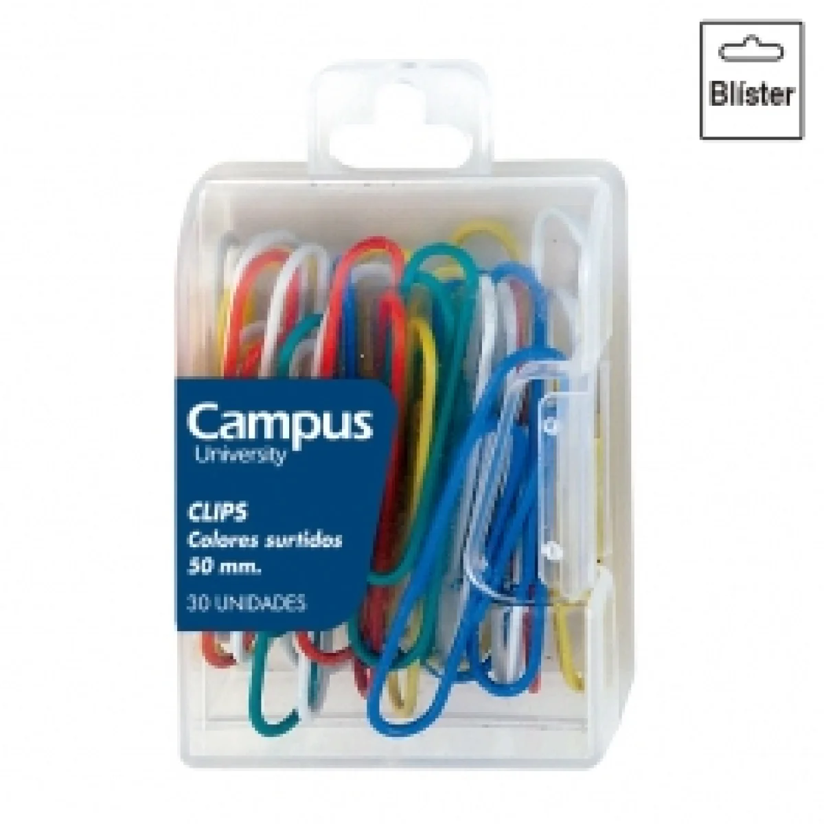 Clip labiado 50 mm colors -c 30- Campus 040171