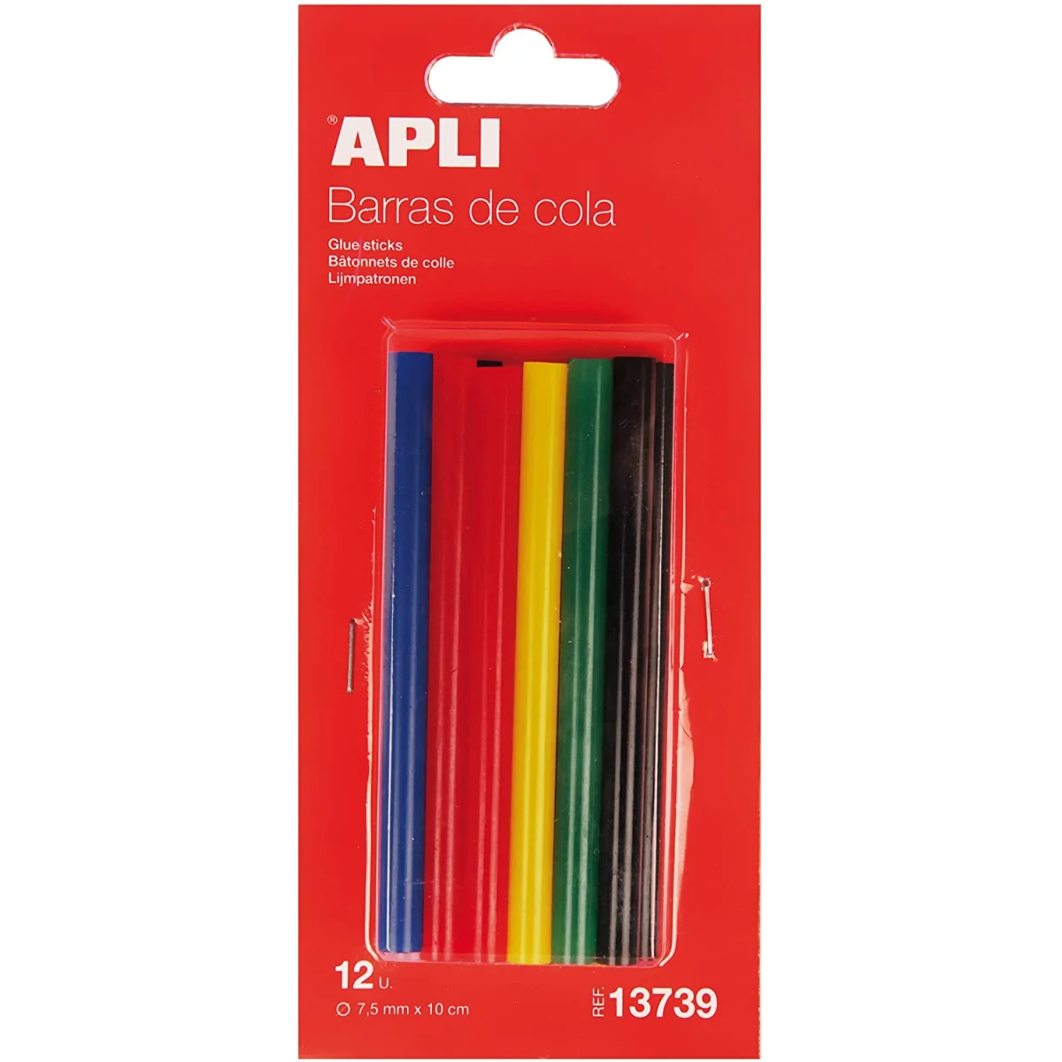 Barres de cola per pistola 13242 colors Apli 13739 -p 12-