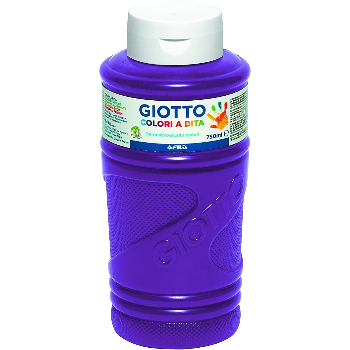 Pintura per dits violeta 750ml Giotto