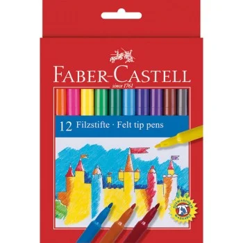 Retolador colors assortits Faber Castell -caixa de 12-