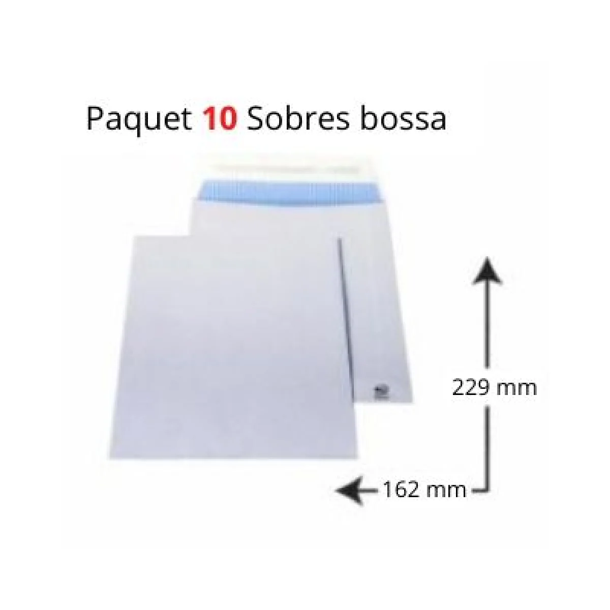 Sobre 90x140 blanc autodex Makro 001319 -caixa 500-