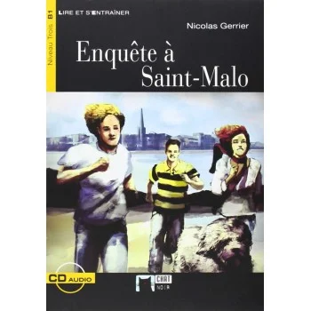 Enquête à Saint-Malo, livre + CD, Nicolas Gerrier, Chat noir