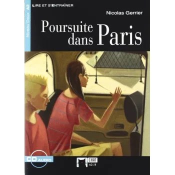 Poursuite dans Paris, Livre + CD, Nicolas Gerrier, Chat noir