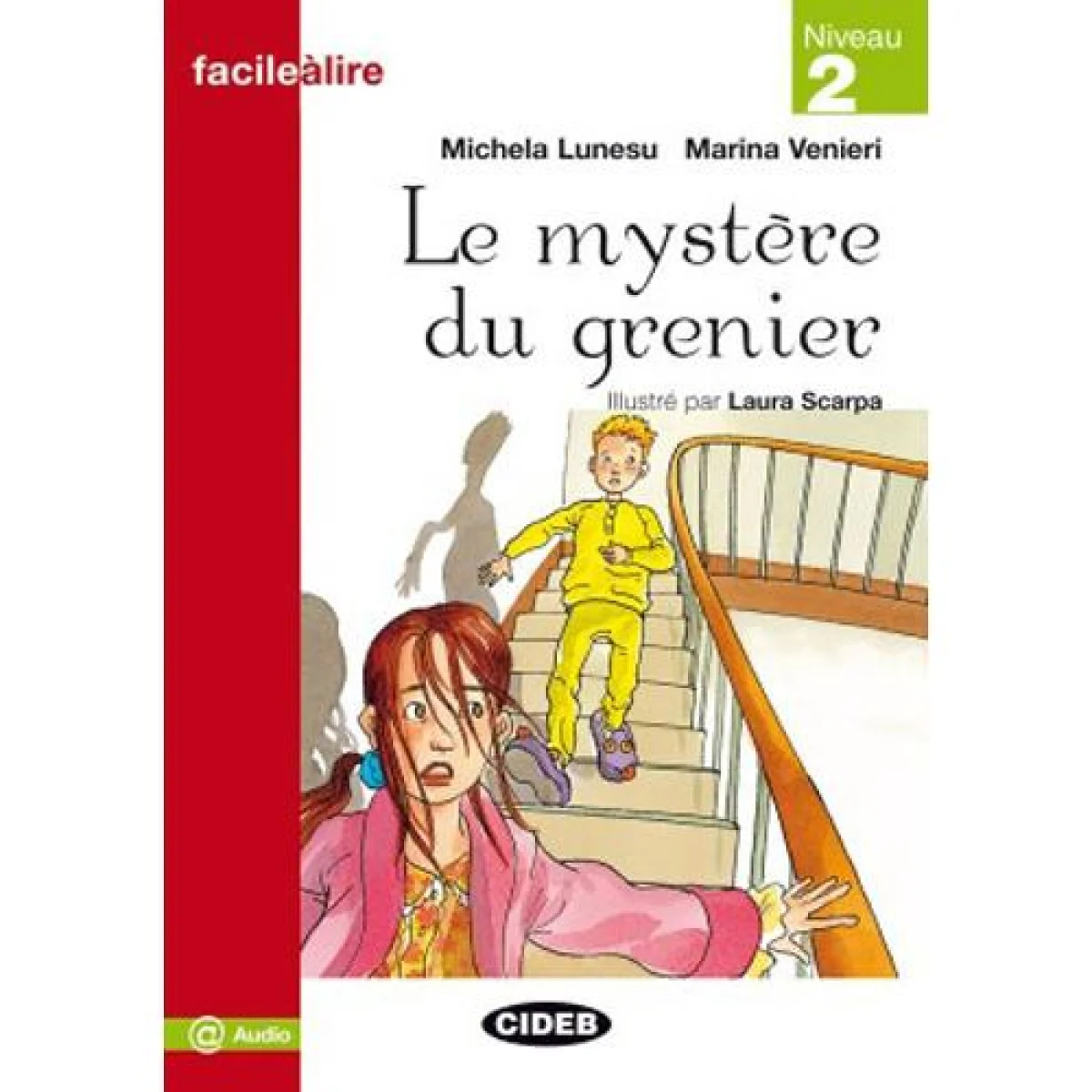 Le mystère du grenier, Livre audio @, M.Lunesu i M.Venieri, Chat noir