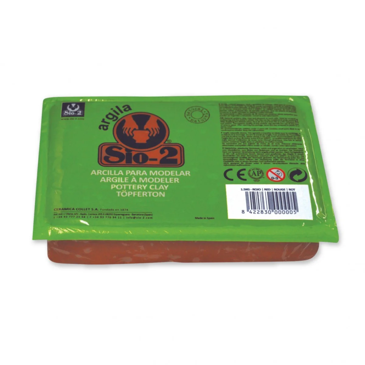Argila 12,5Kg marró Sio2