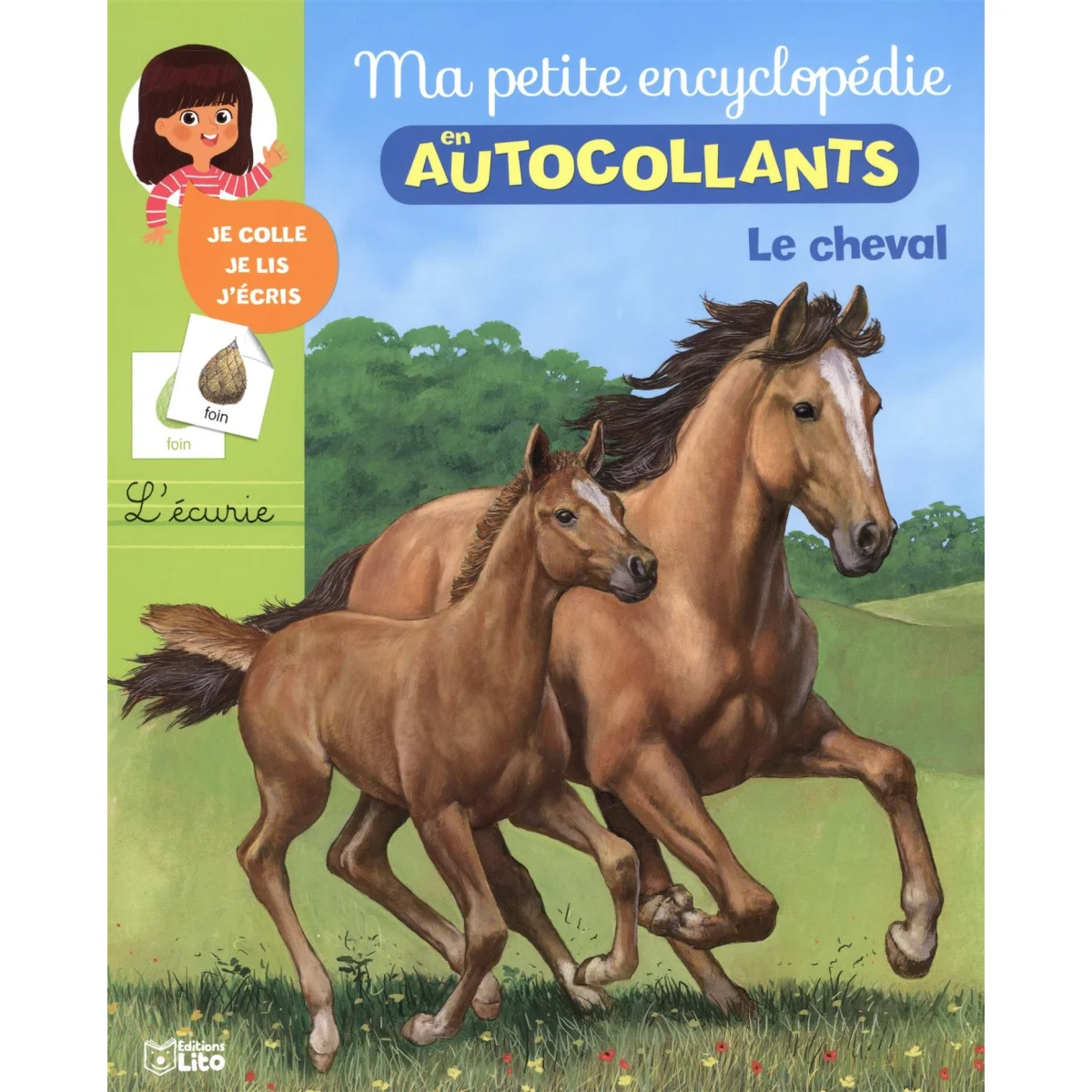 Le cheval (Ma petite encyclopédie en autocollants), Lito