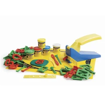 Kit 5 plastilines toves de lletres i números Jovi 474