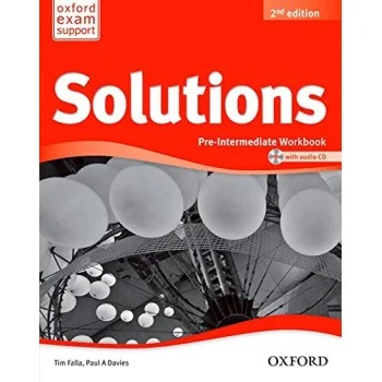 Solutions, Pre-Intermediate Workbook, 2nd edition, Oxford
