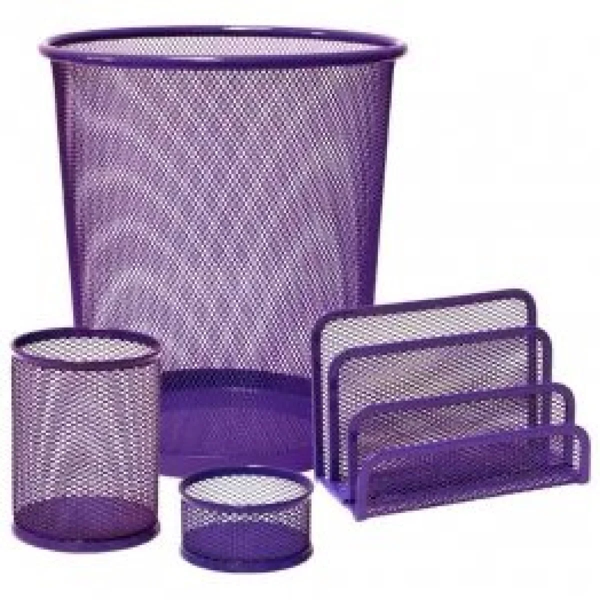 Conjunt 4 peces rejilla violeta Plus 040656
