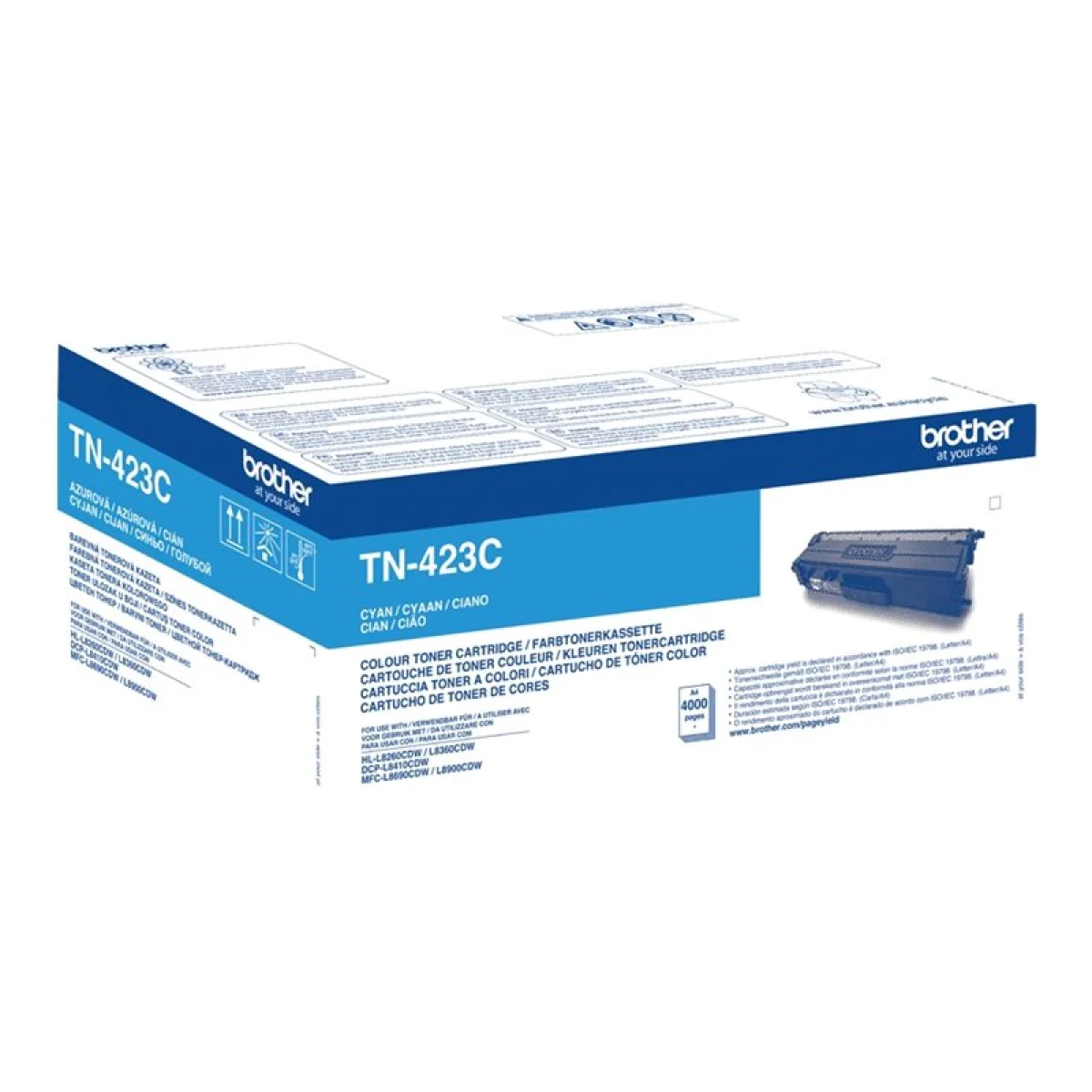 Toner original Brother TN-423C cian
