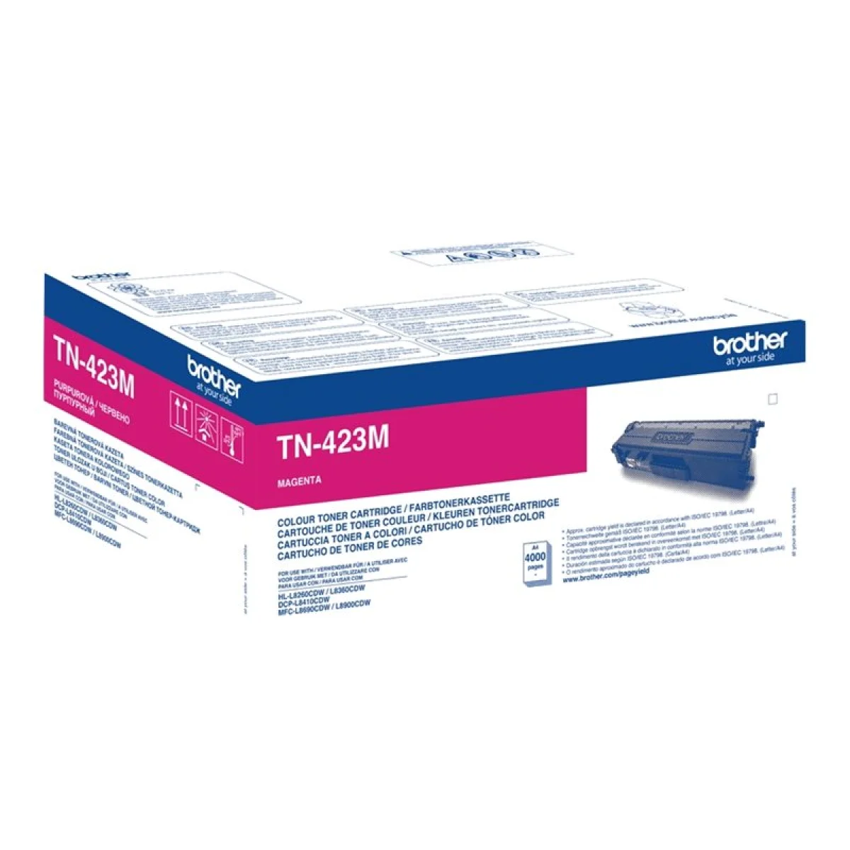 Toner original Brother TN-423M magenta