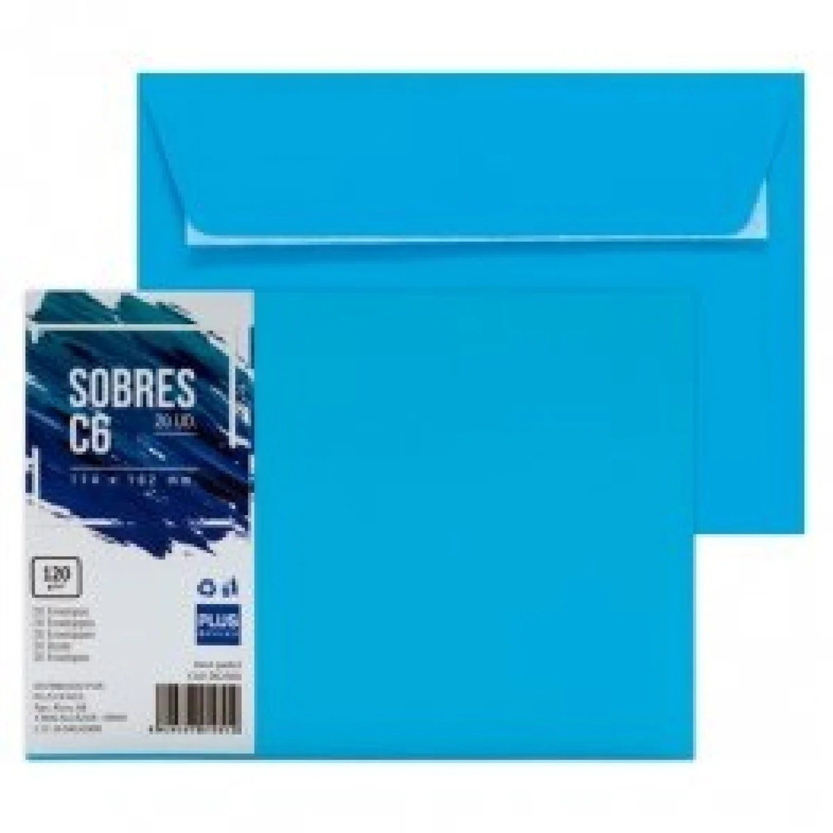 Sobre 114X162 blau pastel Plus 002560 -p 20-