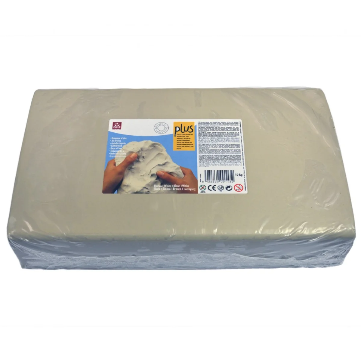 Argila 10Kg blanc endureix al aire Sio2 Plus