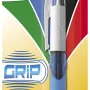 Bolígraf 4 colors Blau, Negre, Vermell, Verd  Bic Grip