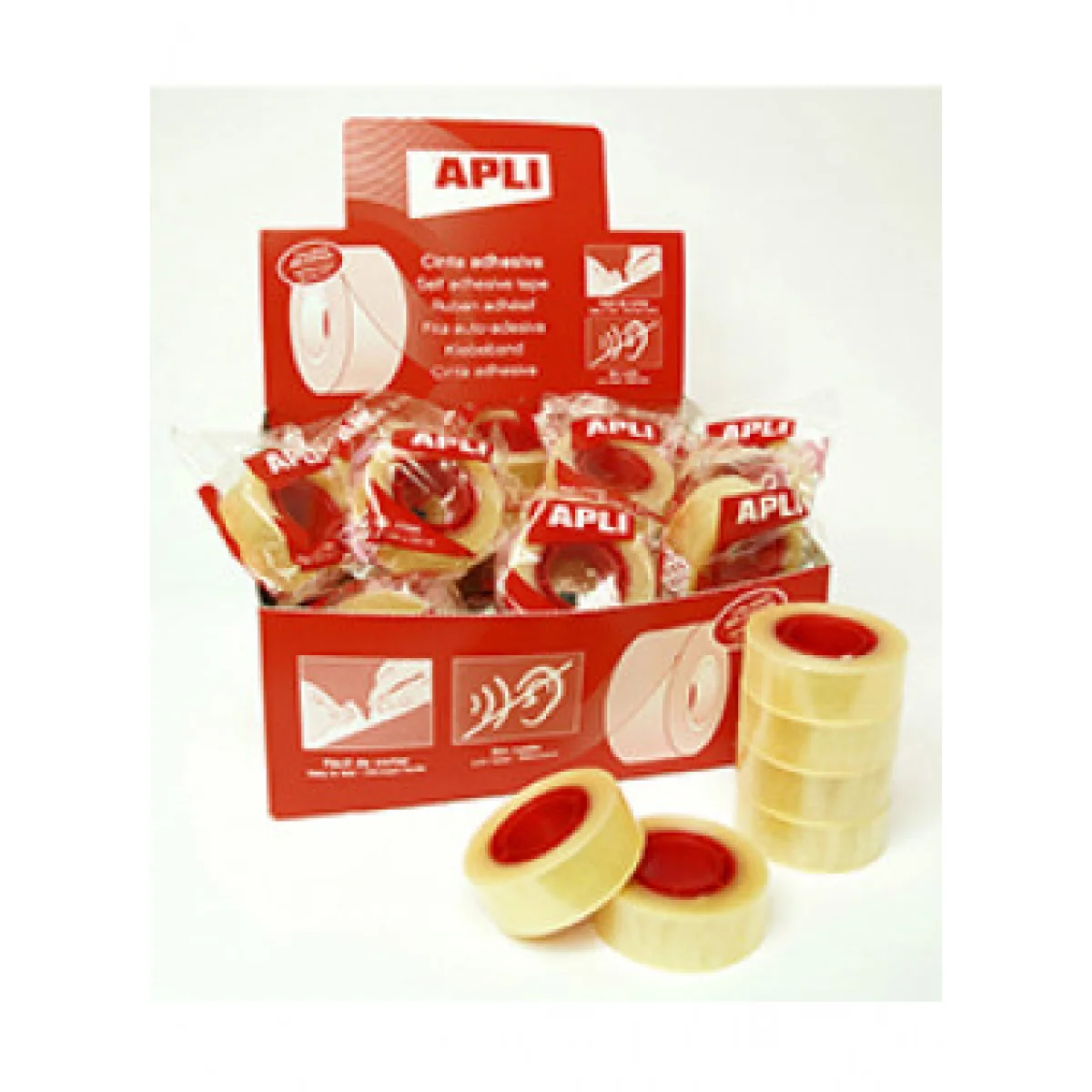 Cinta adhesiva 19x33 Apli 11103 -c 35-